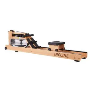 Incline Fit Wood Water Rowing Machine