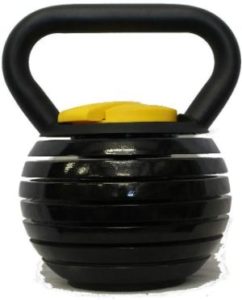 Kettlebell Kings Black Adjustable Kettlebell Weights 