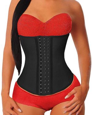 YIANNA Women's Underbust Latex Sport Girdle Waist Trainer