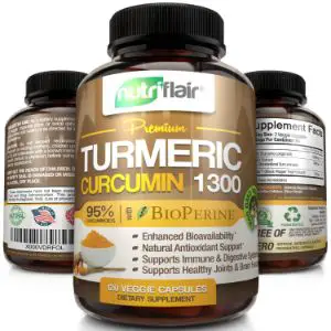 NutriFlair Premium Turmeric Curcumin Supplement