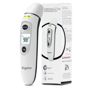 Vigorun Medical Forehead and Ear Thermometer