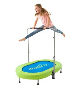 Jump2It Kids Portable 2 Person Mini Trampoline