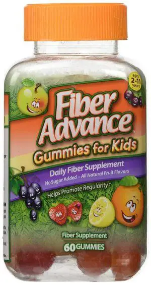 Fiber Advance Gummies For Kids Daily Fiber Supplement,