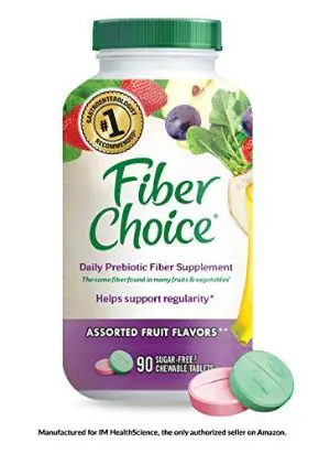 Fiber Choice Daily Prebiotic Fiber Chewable Tablets