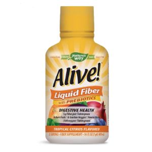 Nature's Way Alive Liquid Fiber Sugar-Free with Prebiotics