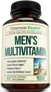 Vimerson Health Men's Daily Multimineral Multivitamin Supplement