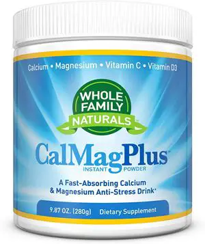 Whole Family Naturals Calcium Magnesium Powder Supplement