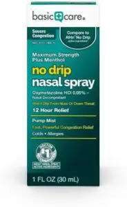 Basic Care Severe Congestion Nasal Spray