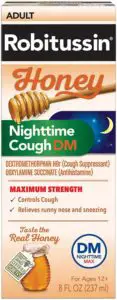 Robitussin Honey Adult Maximum Strength Cough Suppressant & Antihistamine