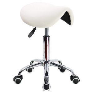 KKTONER Rolling Saddle Stool