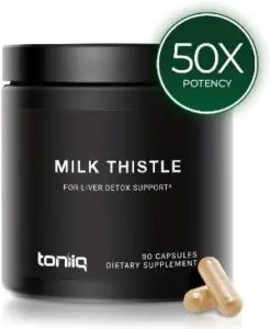 Toniiq Milk Thistle Capsules