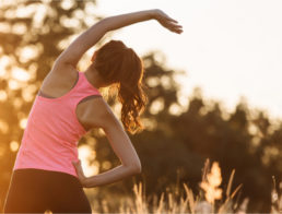 Warming up before a workout