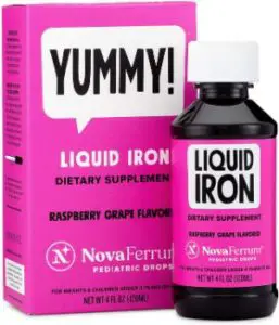 NovaFerrum Pediatric Drops Liquid Iron Supplement 