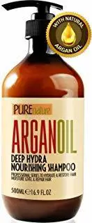 Pure Nature Lux Spa Moroccan Argan Oil Shampoo SLS Sulfate Free Organic