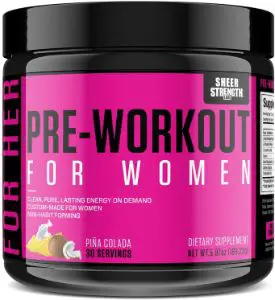 Nitric Oxide Boosting Pre Workout for Women