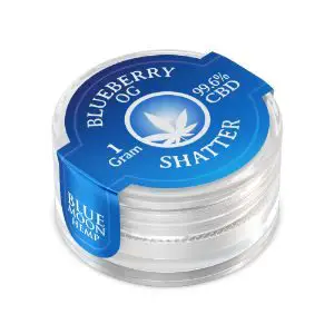 Blueberry OG CBD Shatter 1 Gram