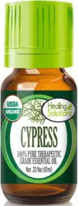 Healing Solutions Organic Cypress Essential Oil