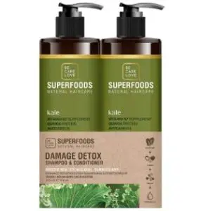 Be Care Love SuperFoods Kale Damage Detox Shampoo & Conditioner
