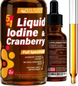 Dr. Wade's Organics Liquid Iodine & Cranberry