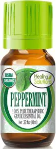 Healing Solutions Organic Peppermint Essential Oil
