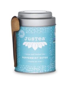 JusTea PEPPERMINT DETOX Loose Leaf Herbal Tea