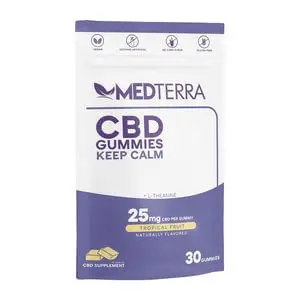 MedTerra CBD Gummies - Calm - Tropical Fruit 25 MG