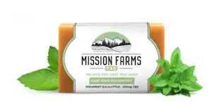 Mission Farms Relieve CBD Goat Milk Soap