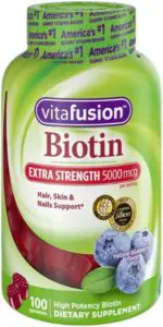 Vitafustion Extra Strength Biotin Gummies