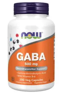 NOW Supplements 500 mg GABA Supplements