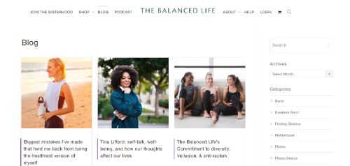 The Balanced Life