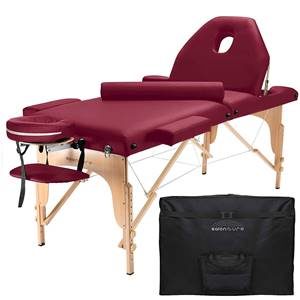 Saloniture Professional Portable Massage Table with Backrest