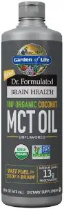 Garden of Life Dr. Formulated Brain Health MCT Oil