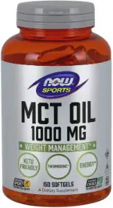NOW Sports Nutrition, MCT Oil Softgels
