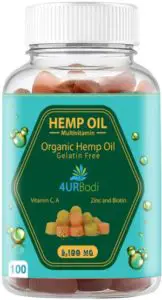4URBodi Organic Hemp Oil Multivitamin Gummy
