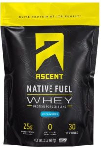 Ascent Native Fuel Whey Protein Powder