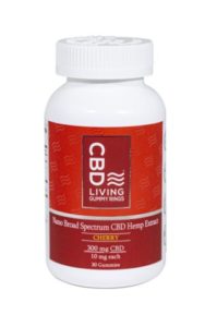 CBD Living CBD Gummy Rings - Cherry