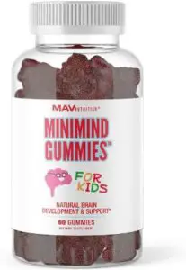 MAV Nutrition Nootropics Brain Focus Gummies Supplements for Kids