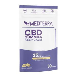 MedTerra CBD Gummies Calm Tropical Fruit 25 MG