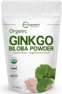 Micro Ingredients Maximum Strength Pure Organic Ginkgo Biloba Powder