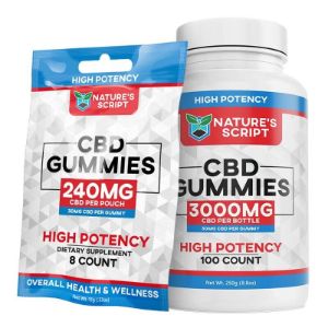 Nature's Script High Potency CBD Gummies