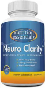Nutrition Essentials Brain Function Booster Supplement