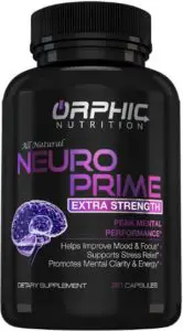 Orphic Nutrition Neuro Prime Brain Booster Supplement