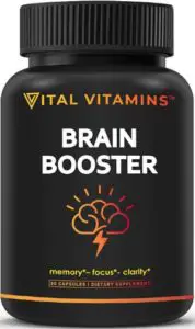 Vital Vitamins Brain Supplement Nootropics Booster