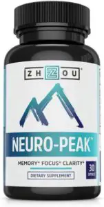 Zhou Nutrition Neuro Peak Brain Support Supplement